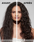 Avant/ Après utilisation Fondant Hydratation Essentielle Curl Manifesto Kérastase