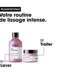 Présentation gamme Liss Unlimited pour le produit Shampoing L’Oréal
