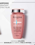 Description et produit du shampoing Bain Chroma Respect Chroma Absolu Kérastase- Vue face 250ml