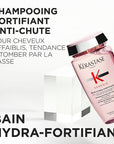 Description et produit du shampoing Bain Hydre-Fortifiant Genesis Kérastase- Vue face 250ml