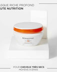 Description et produit du masque Masquintence Riche Nutritive Kérastase- Vue face 200ml