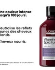 Description et produit du tShampoing Violet Vitamino Spectrum L’Oréal Vue face 150ml