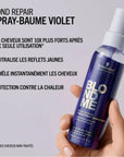 Description et produit du Spray Baume Neutralisant Blond Me Schwarzkopf- Vue face 150ml