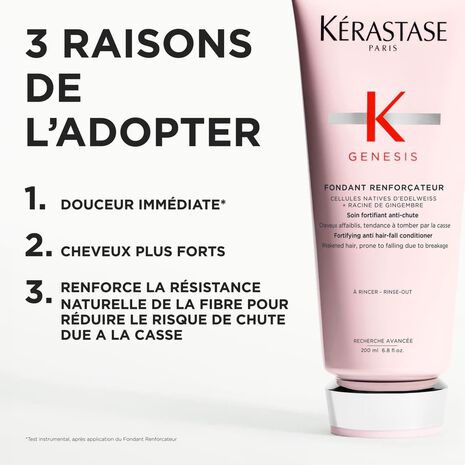 Raison pour lesquelles il faut acheter Fondant Renforçateur Genesis Kérastase