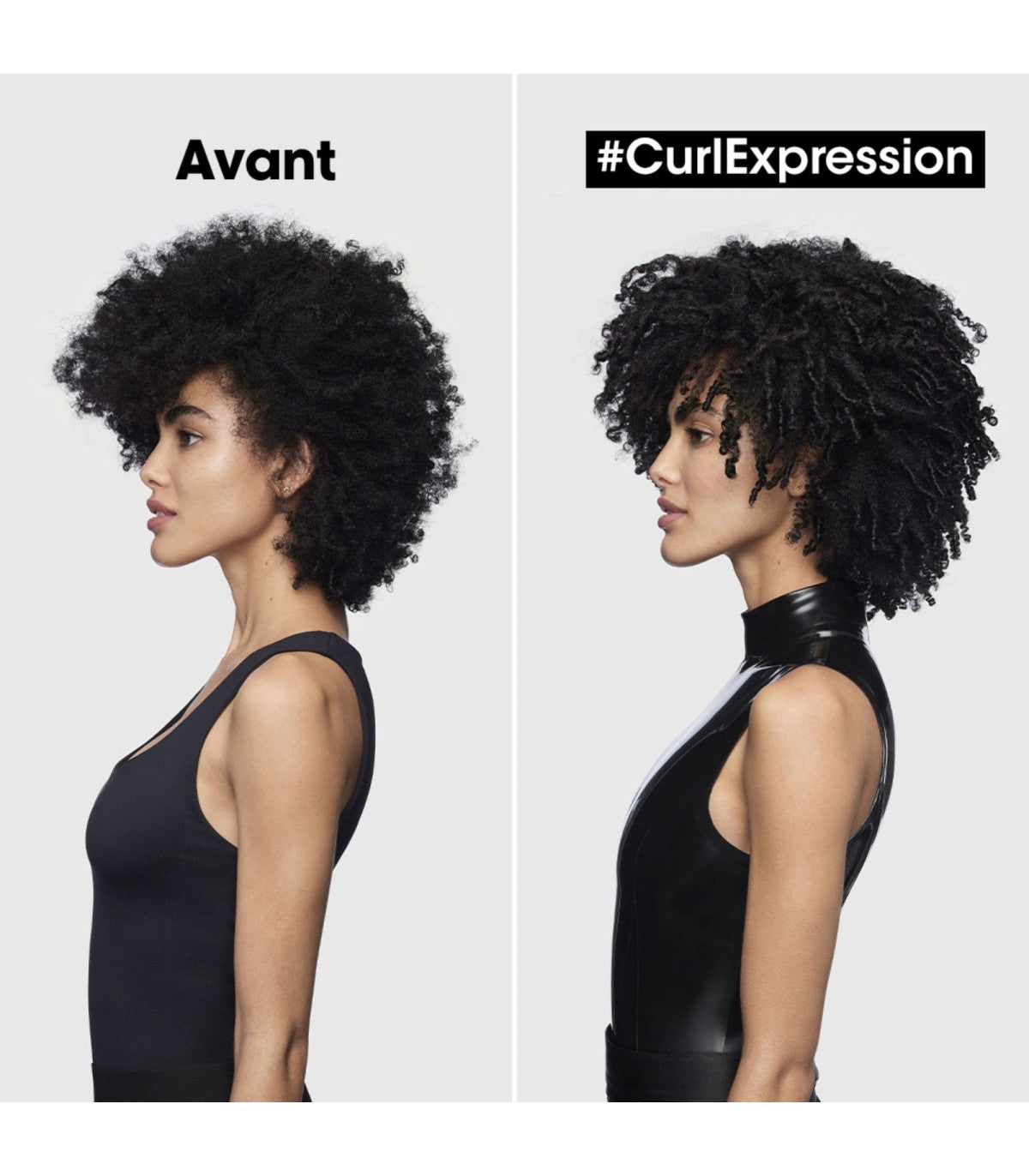 Avant/ Après utilisation Curl Expression L’Oréal