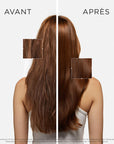 Avant/ Après utilisation Huile Gloss Réparatrice Premiere  Kérastase