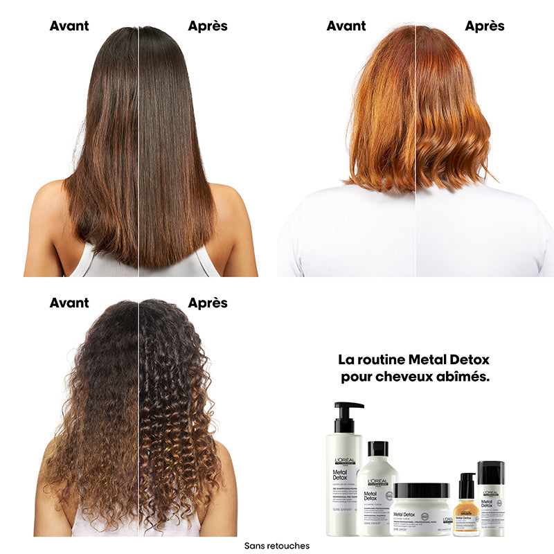 Avant/ Après utilisation Metal Detox L’Oréal