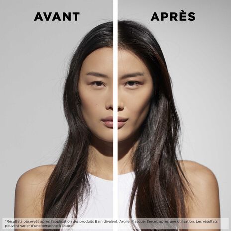Avant/ Après utilisation gamme Specifique Kérastase