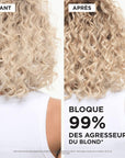 Avant/ Après utilisation Blond guard Kerastase