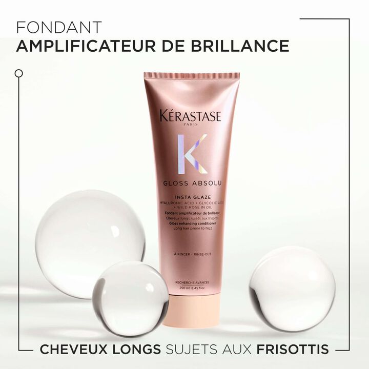 Description Fondant Insta Glaze Gloss Absolu Kérastase -  vue de face 250ml 