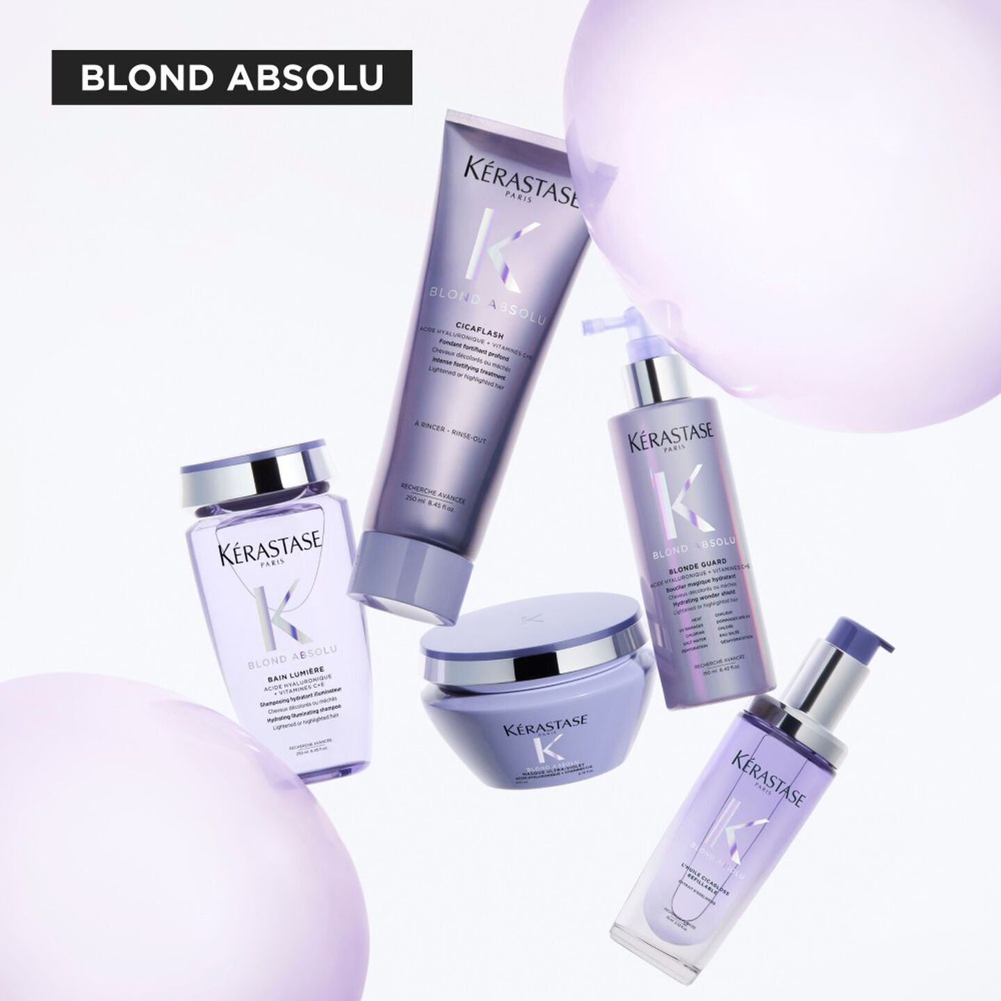 Présentation gamme Blond absolu pour le produit blond guard kerastase
