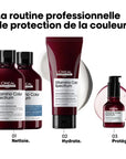 Présentation gamme Vitamino Spectrum pour le shampoing Bleu  L’Oréal
