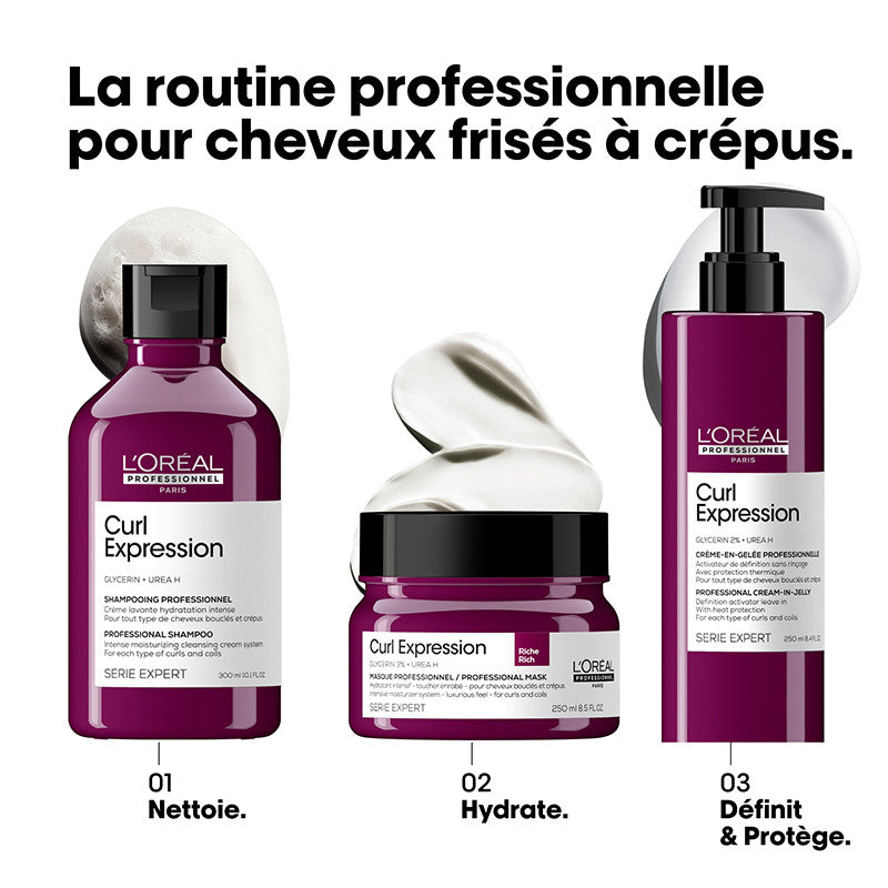Présentation gamme Curl Expression pour le produit creme en gelée L’Oréal