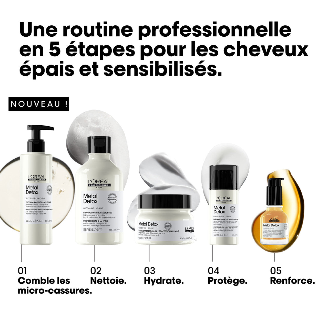 produit de la gamme metal detox de l'oréal 