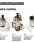 Présentation gamme Absolut Repair molecular pour le produit shampoing Anti-Resistance L’Oréal