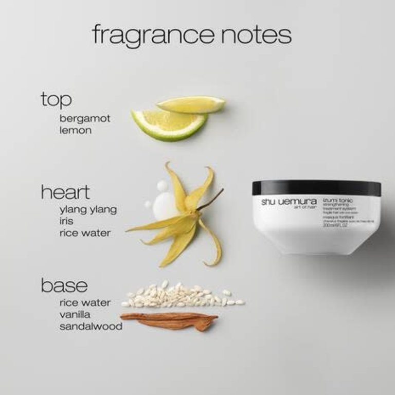 Description de l’odeur du Masque Izumi-Tonic Shu-Uemura