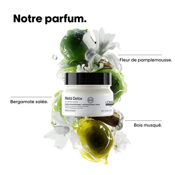 Description de l’odeur du Masque  Metal Detox L’Oréal