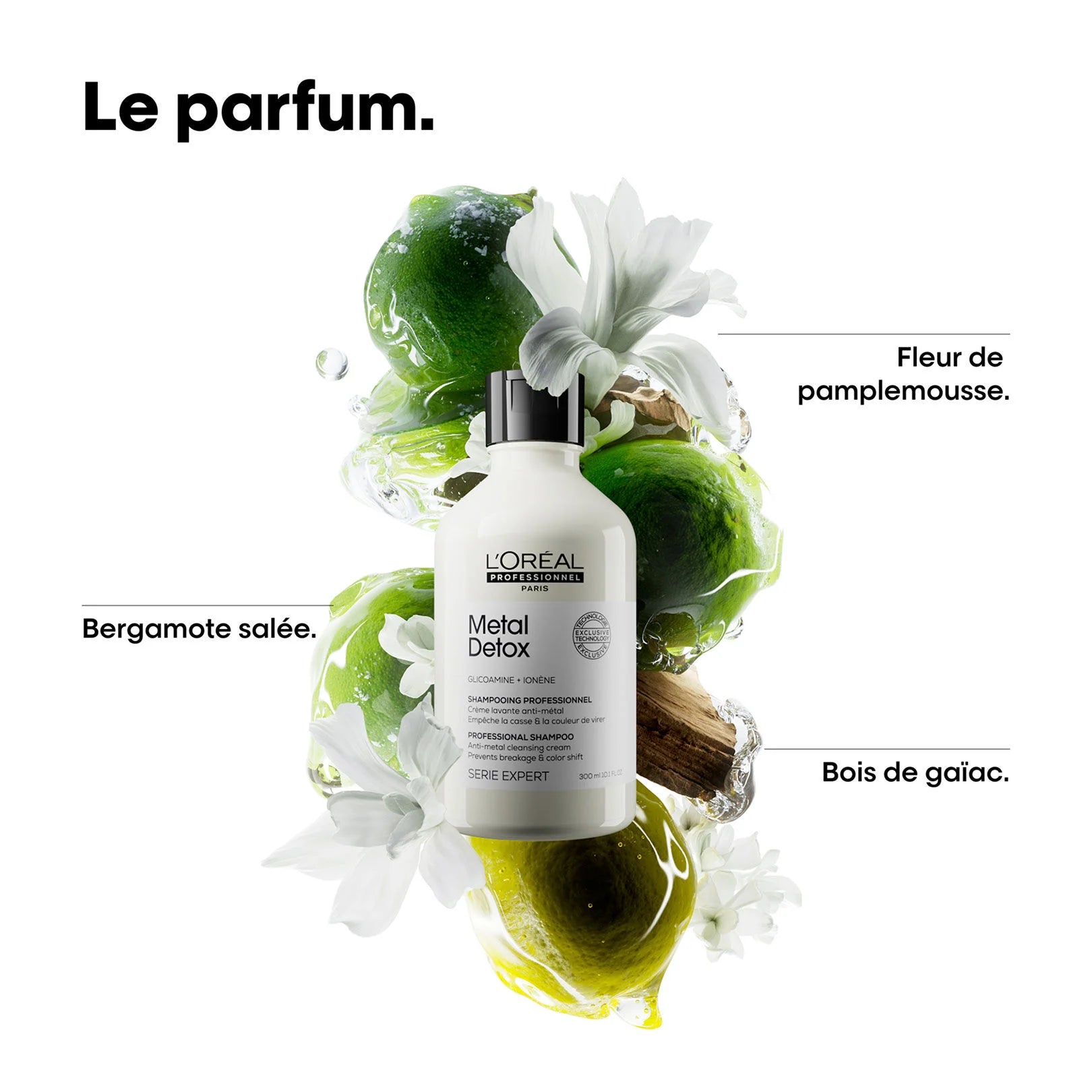 Description de l’odeur du Shampooing Metal Detox L’Oréal