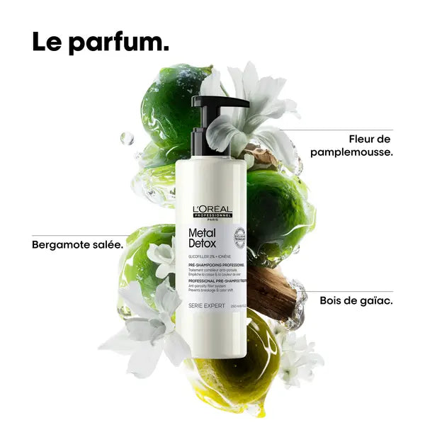 Description de l’odeur du pré-shampoing  Metal Detox L’Oréal