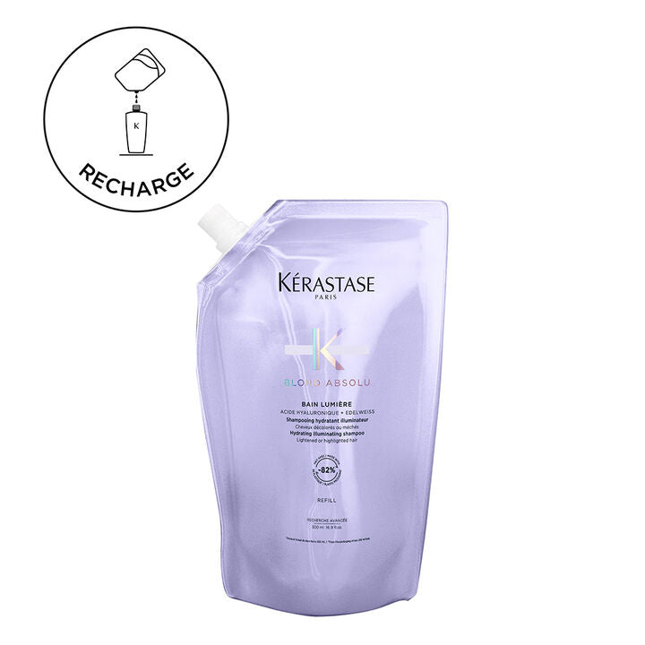 mise en scene Bain Lumière Recharge Blond Absolu Kérastase