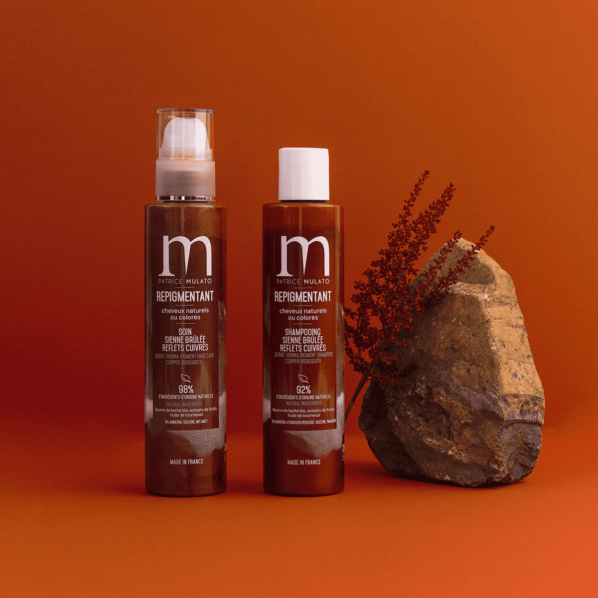 mise en scene Sienne Brulee Soin Mulato