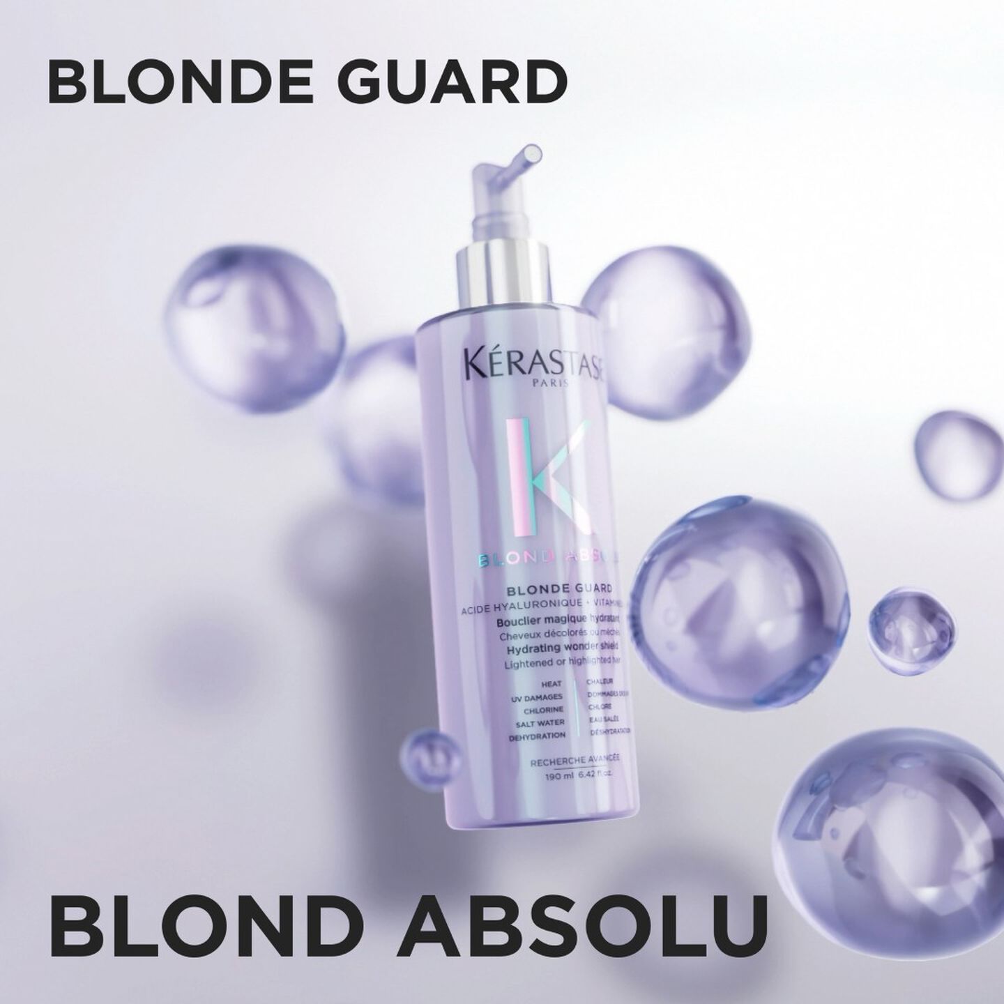mise en scene blond guard Blond Absolu Kerastase