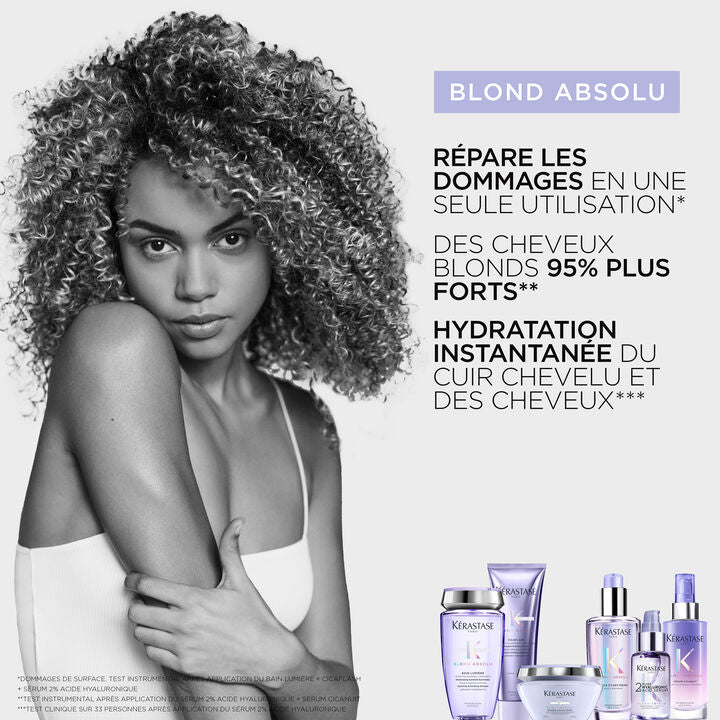 Résultats attendus shampoing Bain Ultra-Violet Blond Absolu Kérastase