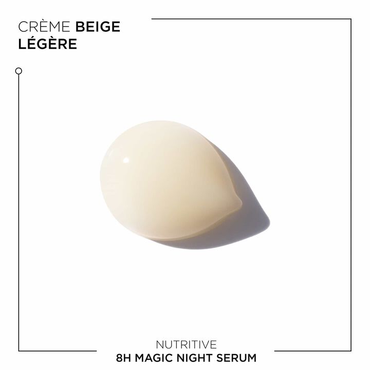 Texture et couleur Sérum Nuit 8H Nutritive Kérastase