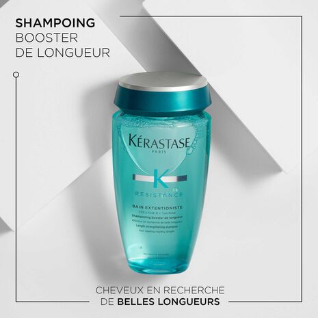 Description et produit du Bain Extentioniste Resistance Kérastase- Vue face 250ml