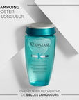 Description et produit du Bain Extentioniste Resistance Kérastase- Vue face 250ml
