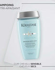 Description et produit du Bain Riche Dermo-Calm Specifique Kérastase- Vue face 250ml