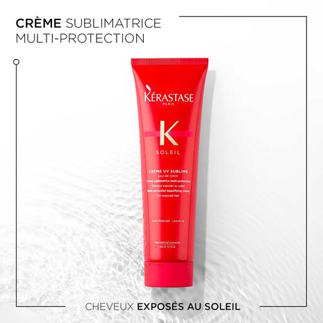 Description et produit de la crème UV Sublime Soleil Kérastase- Vue face 150ml