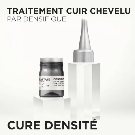 Description et produit de la Cure Densifique, Densifique Kérastase- Vue face 10x6ml
