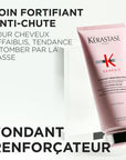 Description et produit de l'après shampoing Fondant renforçateur Genesis Kérastase- Vue face 200ml
