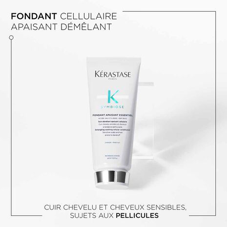 Description et produit du soin Fondant Apaisant Essentiel  Symbiose Kérastase- Vue face 200ml