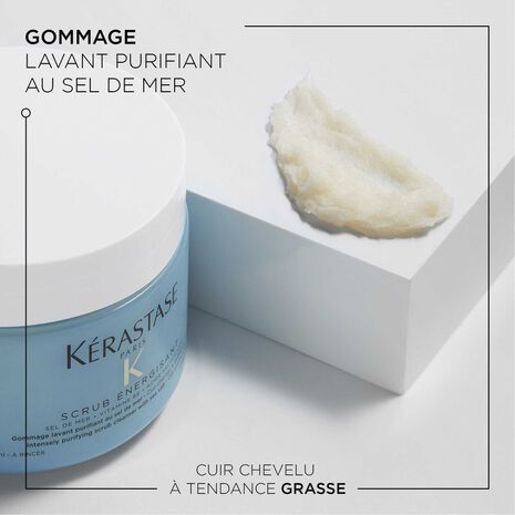 Description et produit du Gommage Energisant Fusio-Scrub  Kérastase- Vue face 250ml