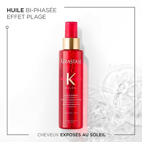 Description et produit de l'Huile sirène Soleil Kérastase- Vue face 150ml