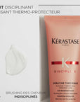 Description et produit du lait Kératine ThermiqueDiscipline Kérastase- Vue face 150ml