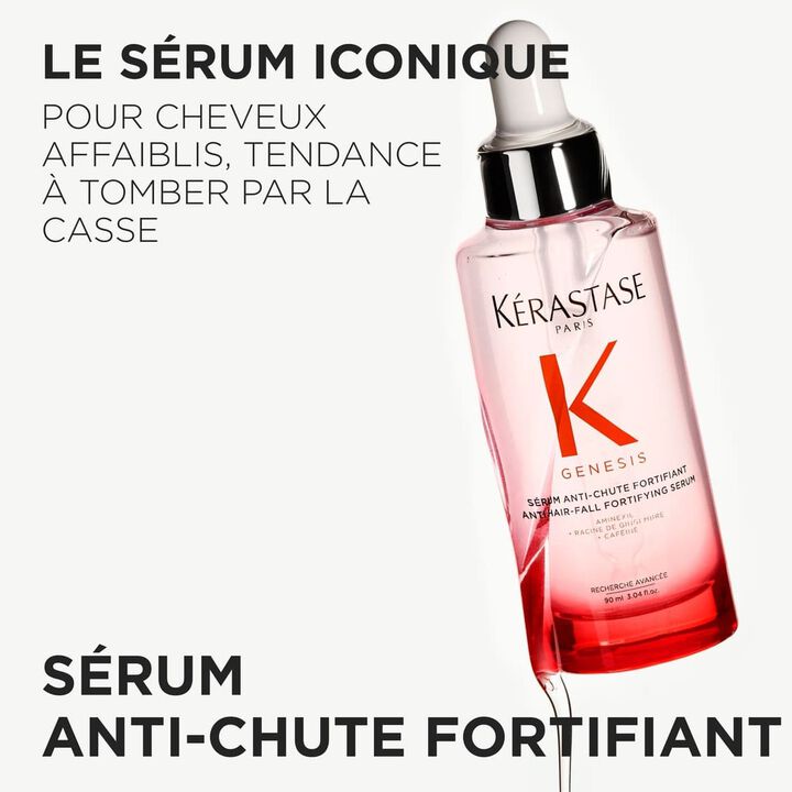 Description et produit du Sérum Anti-Chute Fortifiant Kérastase- Vue face 90ml