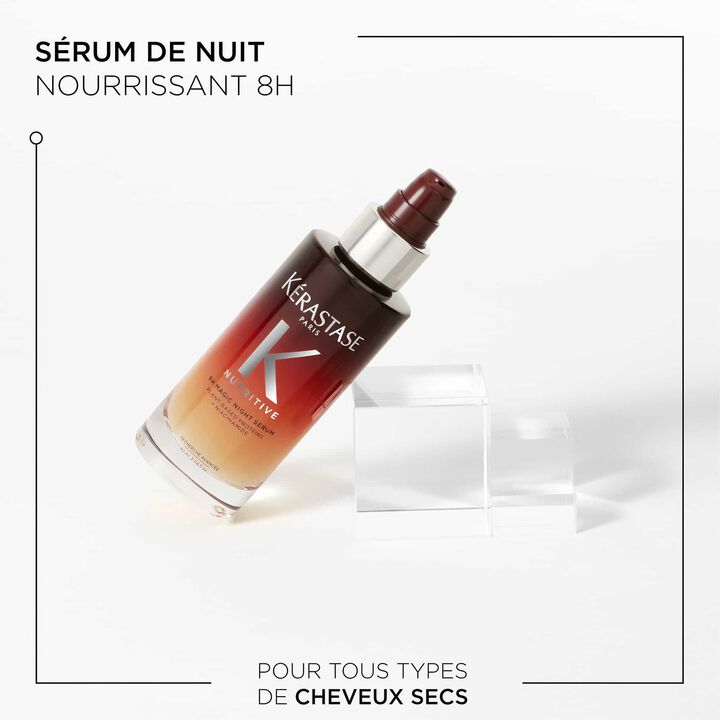 Description et produit du Sérum De Nuit 8H Nutritive Kérastase- Vue face 90ml