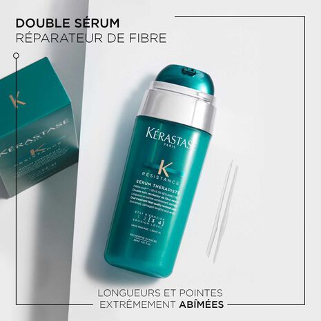 Description et produit du Sérum Thérapiste Resistance Kérastase- Vue face 30ml