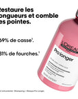 Description et produit du shampoing Pro Longer L’Oréal Vue face 300ml