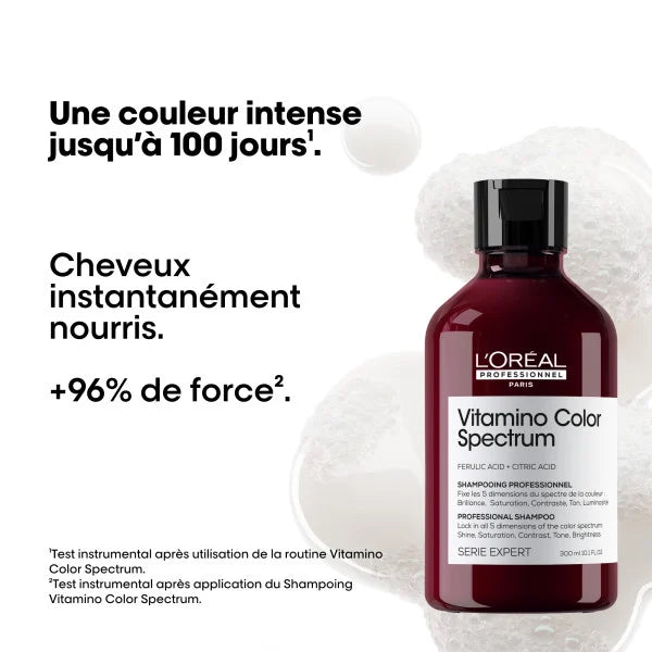 Description et produit du Shampoing Vitamino Spectrum L’Oréal Vue face 300ml

