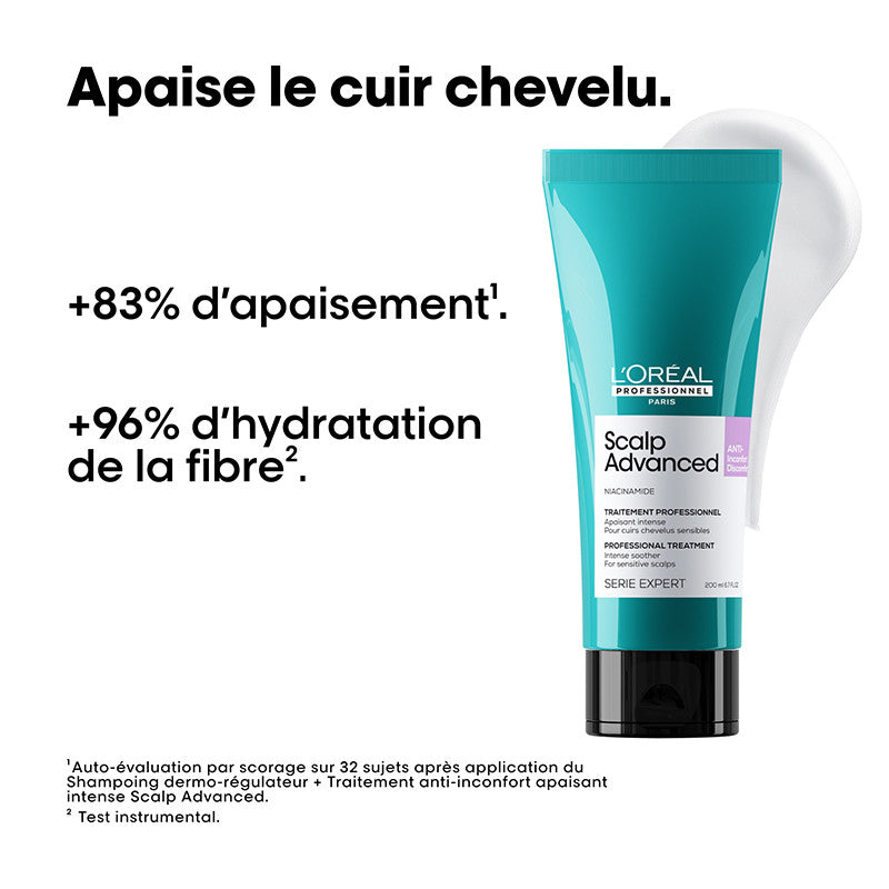 Description et produit du TraitementScalp Advanced L’Oréal Vue face 200ml
