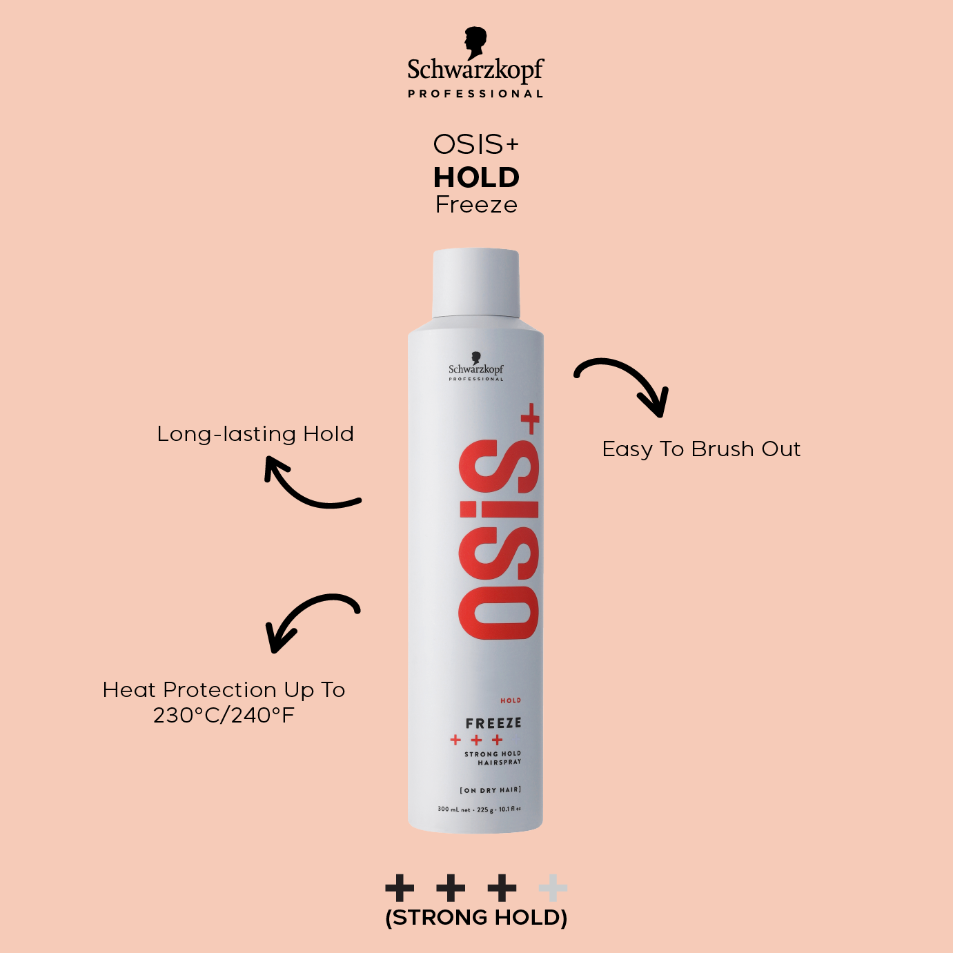 Description et produit 
Freeze Osis+ Schwarzkopf- Vue face 300ml