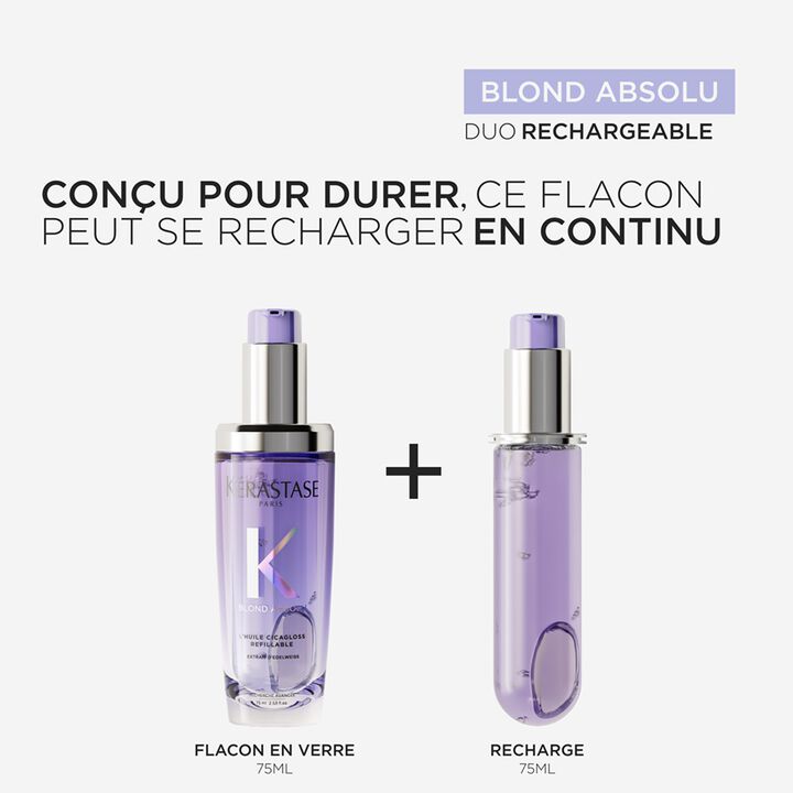 Duo rechargeable huile Cicagloss Blond Absolu Kerastase - 75 ml