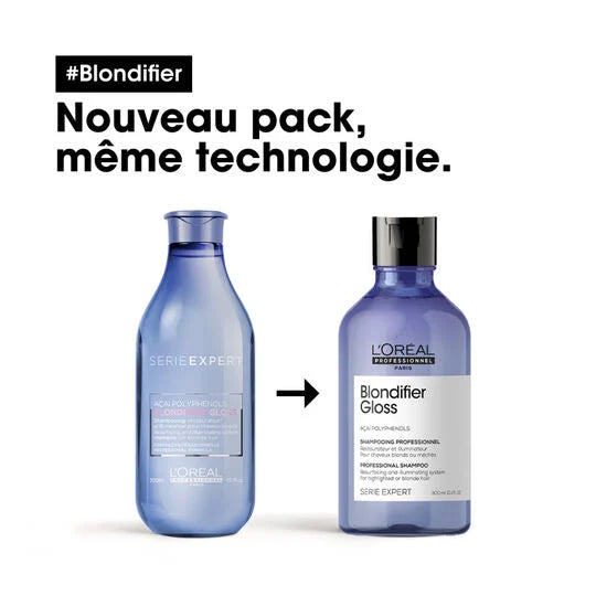 Produit et packaging Shampoing Blondifier  L’Oréal 300ml
