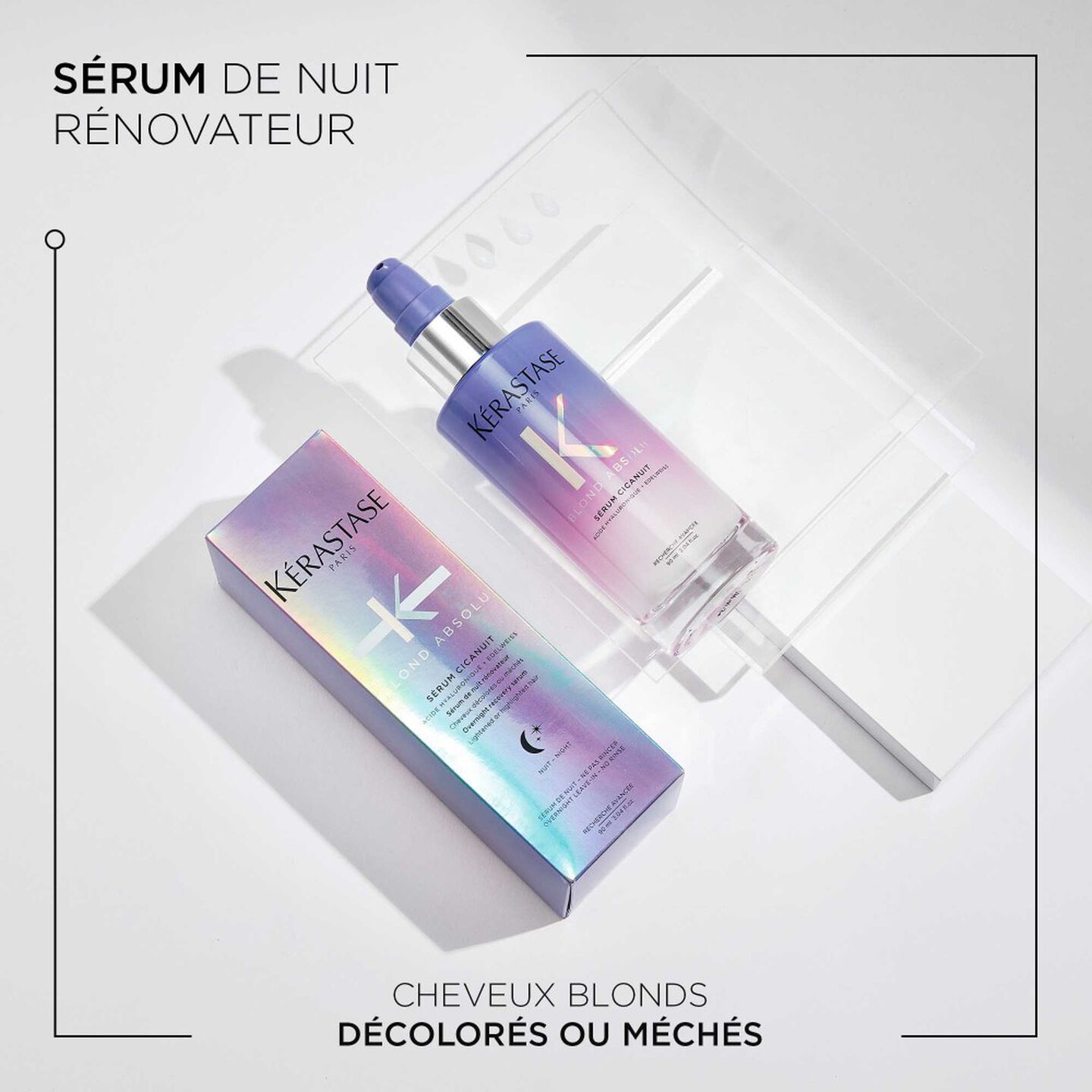 Produit et packaging huile Cicanuit Blond  Absolu Kerastase  90ml