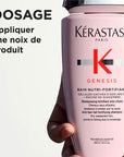 Conseil pour l’utilisation du shampoing Bain Nutritif-Fortifiant Genesis Kérastase - 250ml
