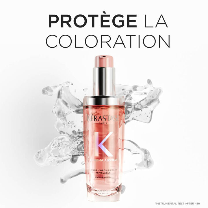Conseil pour l’utilisation Huile Chroma Eclat Chroma Absolu  Kérastase - 75ml